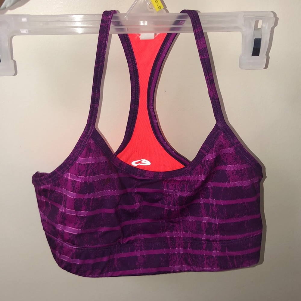 Fun colored sports bra